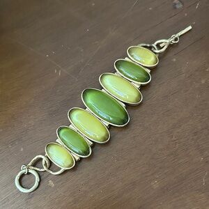 Lia Sophia Kiam Family Green and Yellow Bracelet